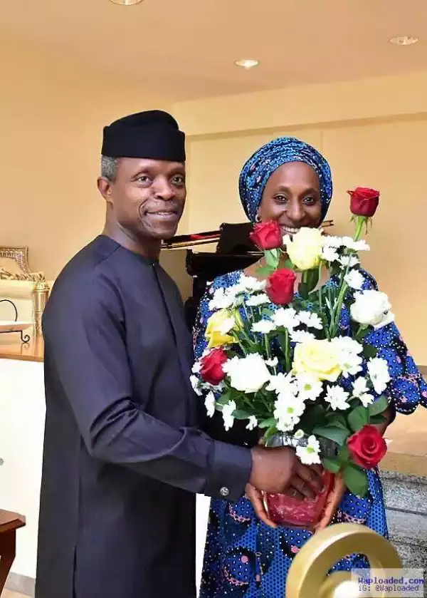 How VP Osinbajo wished his wife a happy birthday